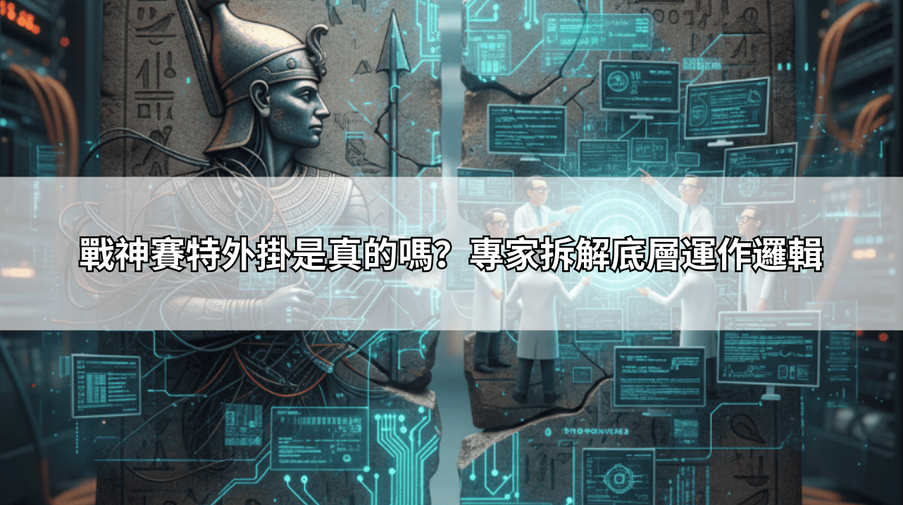 戰神賽特外掛是真的嗎？專家拆解底層運作邏輯